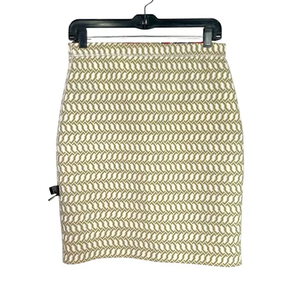 J. McLaughlin Womens Halle Reversible Skirt Palmer Floral Geo Pull On Size Small - Picture 9 of 9